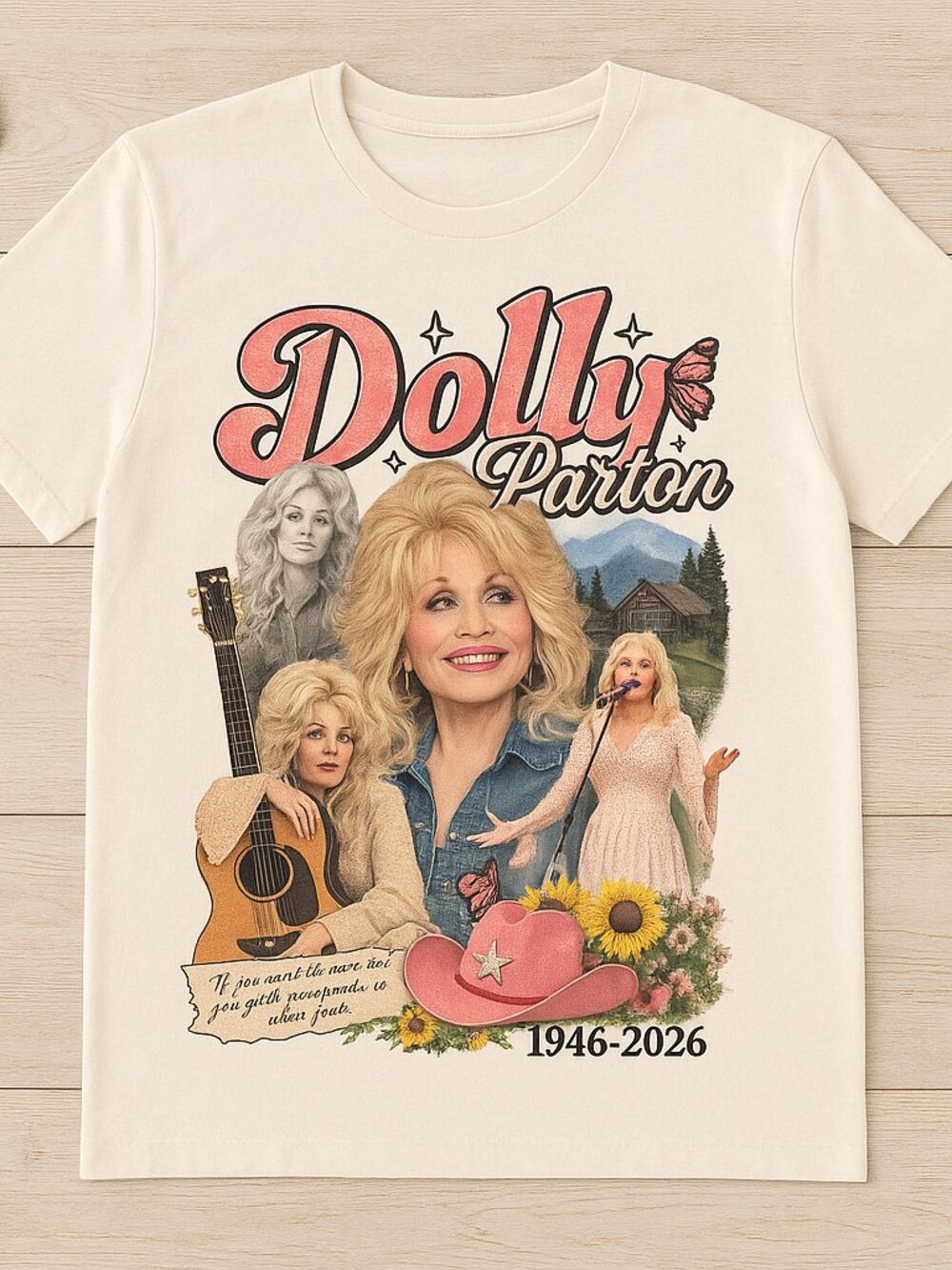 Country Icon Tribute Vintage Retro Graphic Tee Cowgirl Western Music Fan